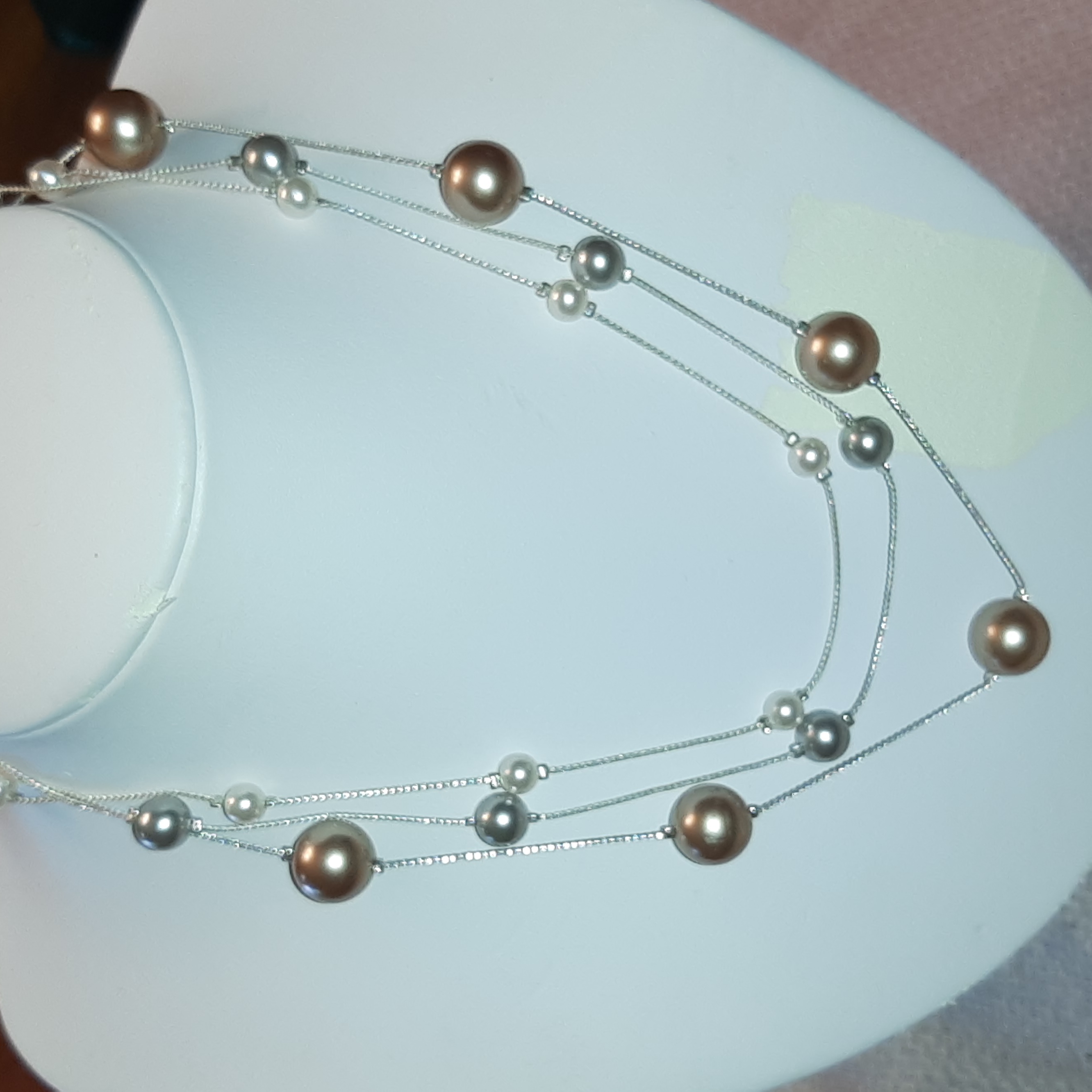 Rmn Floating Pearl Necklace